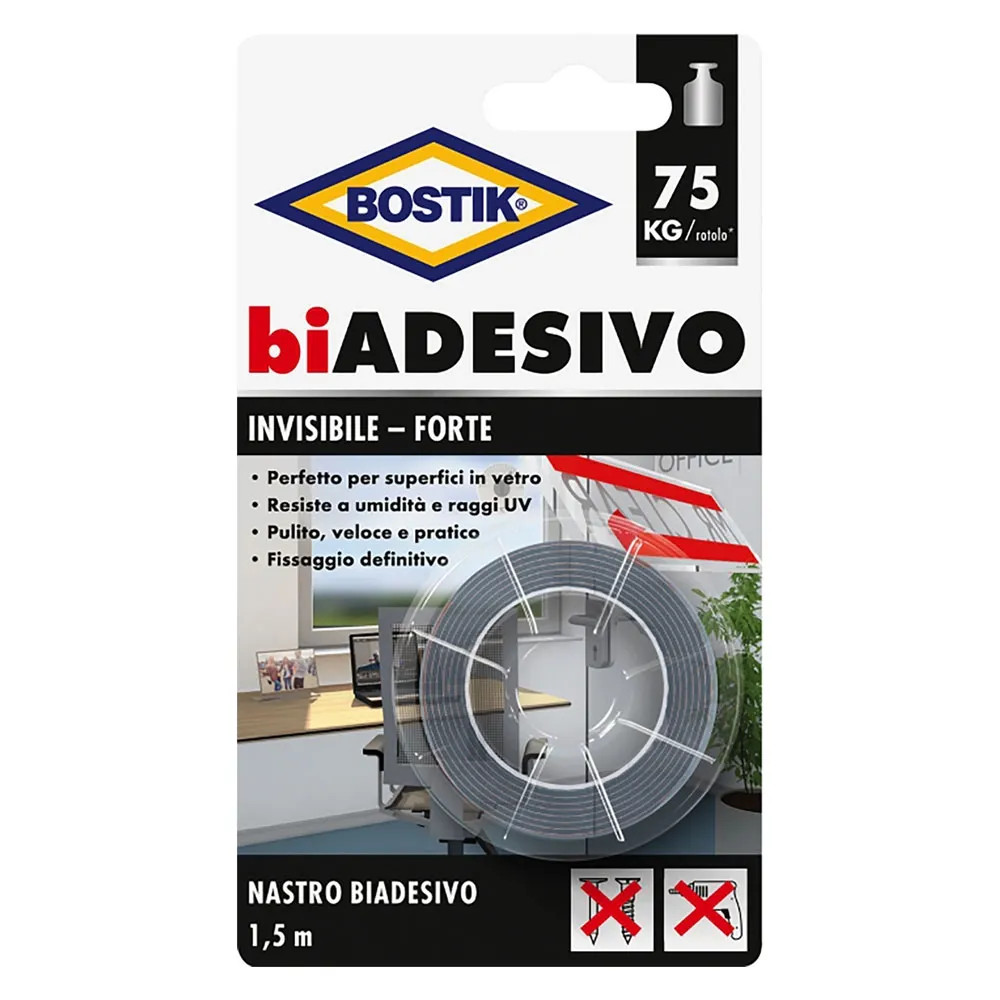NASTRO BIADESIVO IN SCHIUMA INVISIBILE - BOSTIK - Vista Principale