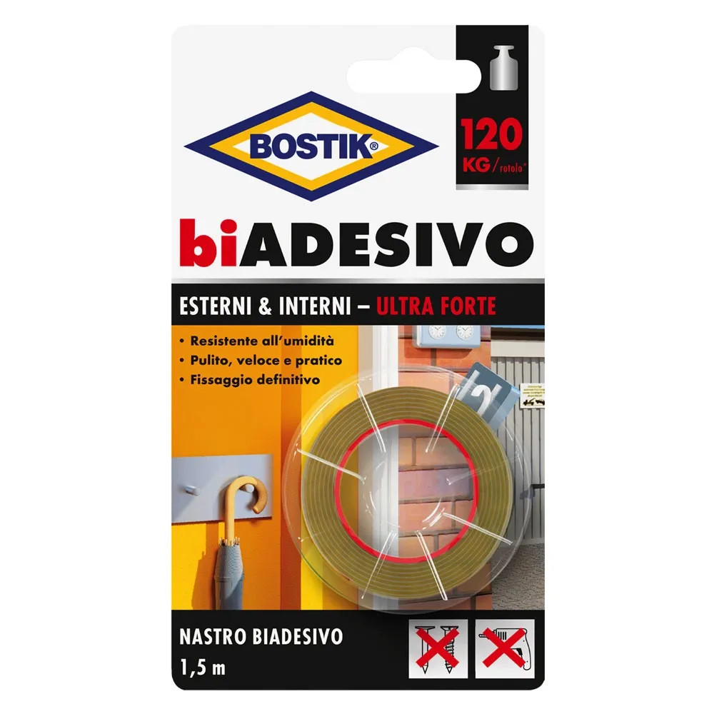NASTRO BIADESIVO IN SCHIUMA - BOSTIK