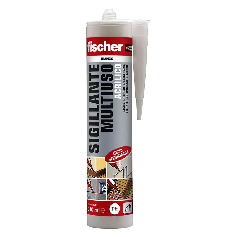 SILICONE ACRILICO 'SA' bianco - FISCHER - Vista Principale