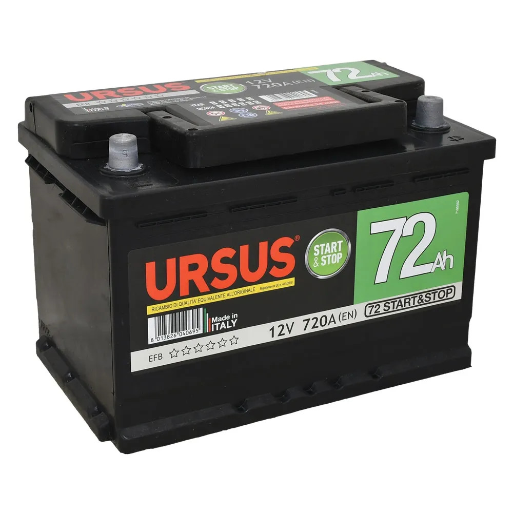 BATTERIA PER AUTO START & STOP 'URSUS' - Senza Marca - Vista Principale
