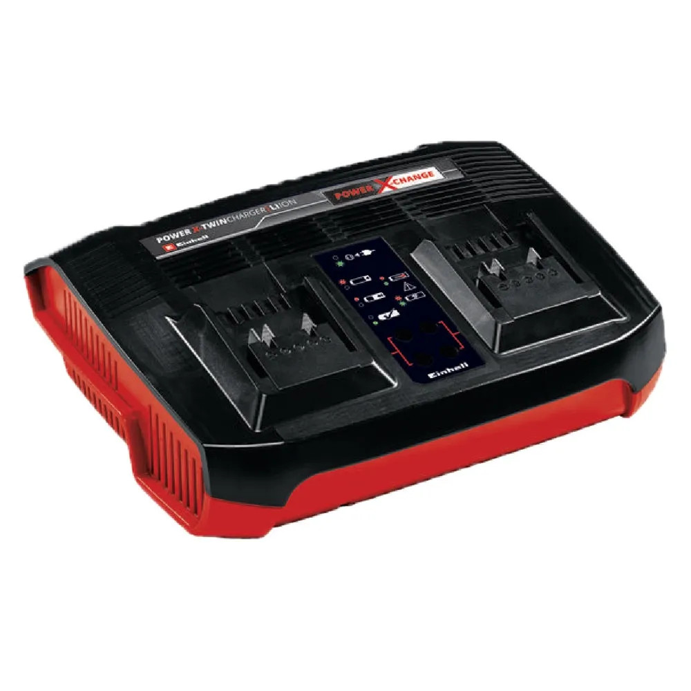 CARICA BATTERIA DOPPIO POWER-X TWINCHARGER - EINHELL - Vista Principale