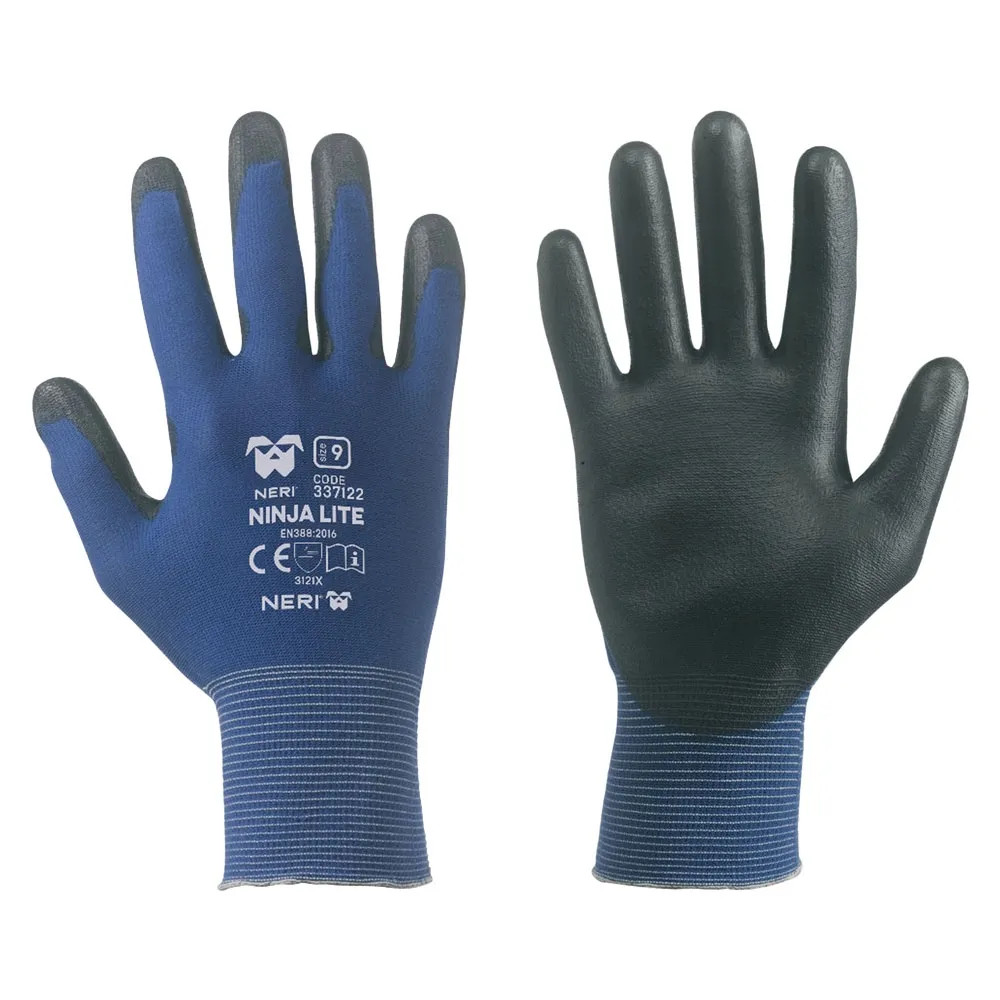GUANTI NYLON / POLIURETANO 'NINJA LITE' - NERI - Vista Principale
