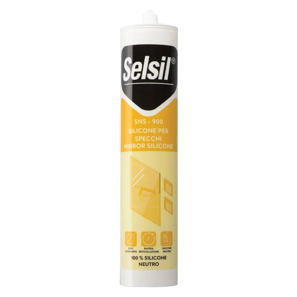 SILICONE NEUTRO PER SPECCHI - SELSIL - Vista Principale