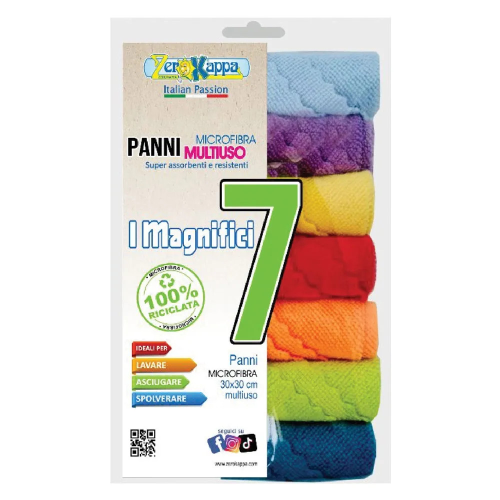 PANNO IN MICROFIBRA MULTIUSO 'MAGNIFICI 7' - Senza Marca - Vista Principale