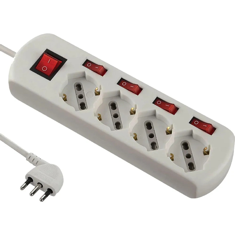 MULTIPRESA CON INTERRUTTORI INDIPENDENTI - ELECTRALINE - Vista Principale