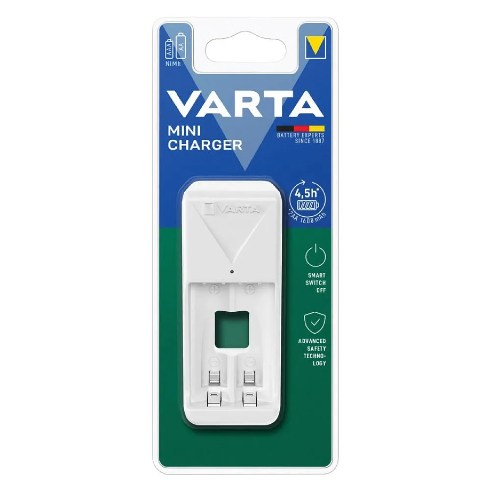 CARICABATTERIA PILE RICARICABILI doppio alloggiamento - VARTA - Vista Principale