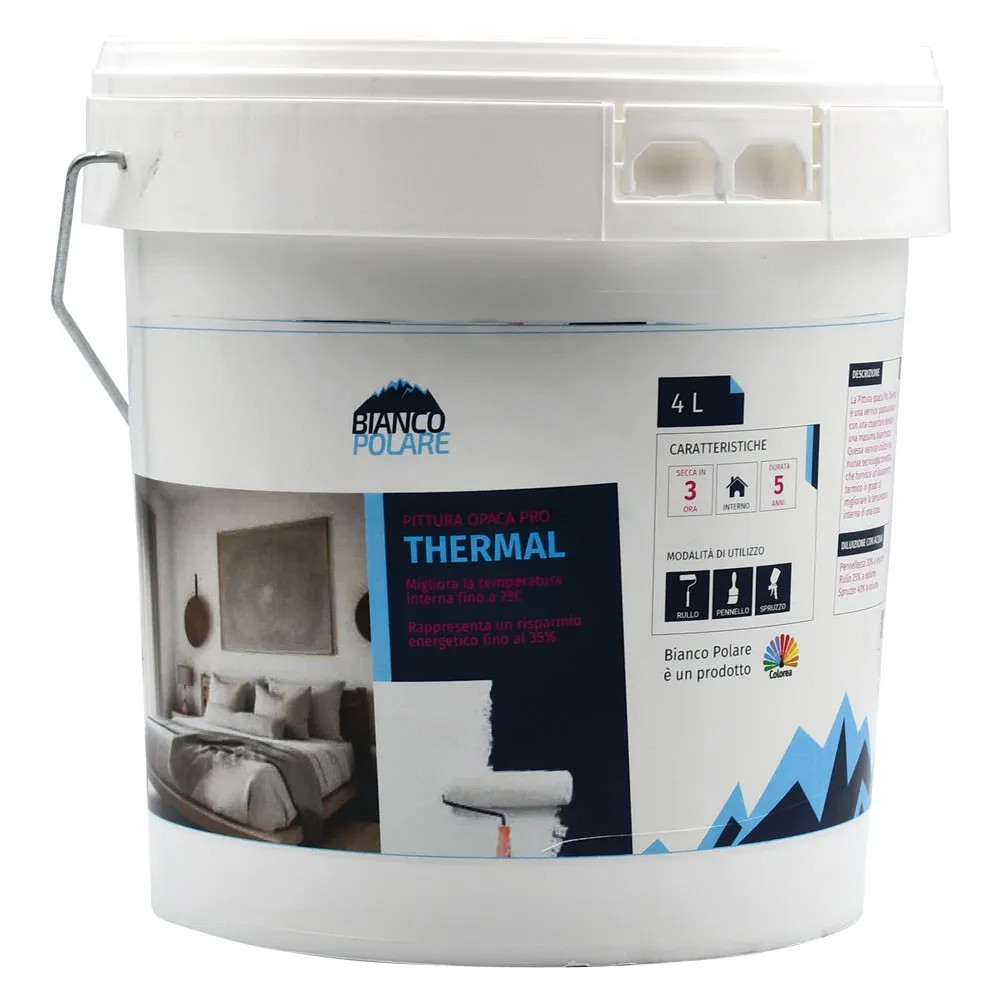 PITTURA PER ISOLAMENTO TERMICO 'PRO THERMAL' - BIANCO POLARE