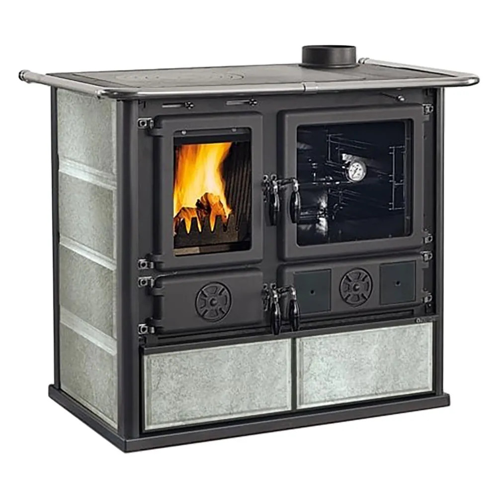 CUCINA A LEGNA 'ROSA 5.0 VST' petra - NORDICA EXTRAFLAME - Vista Principale