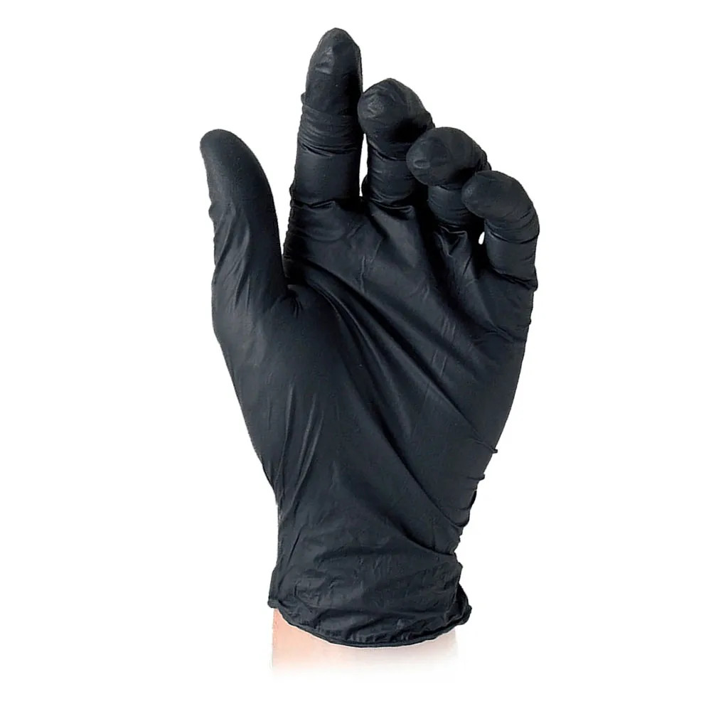 GUANTI NITRILE MONOUSO 'BLACK' XL - REFLEXX