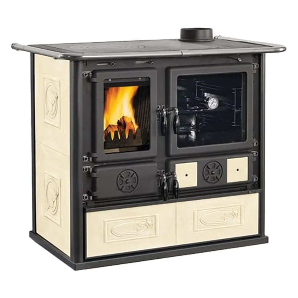 CUCINA A LEGNA 'ROSA 5.0 VST CERAMICA' - NORDICA EXTRAFLAME - Vista Principale