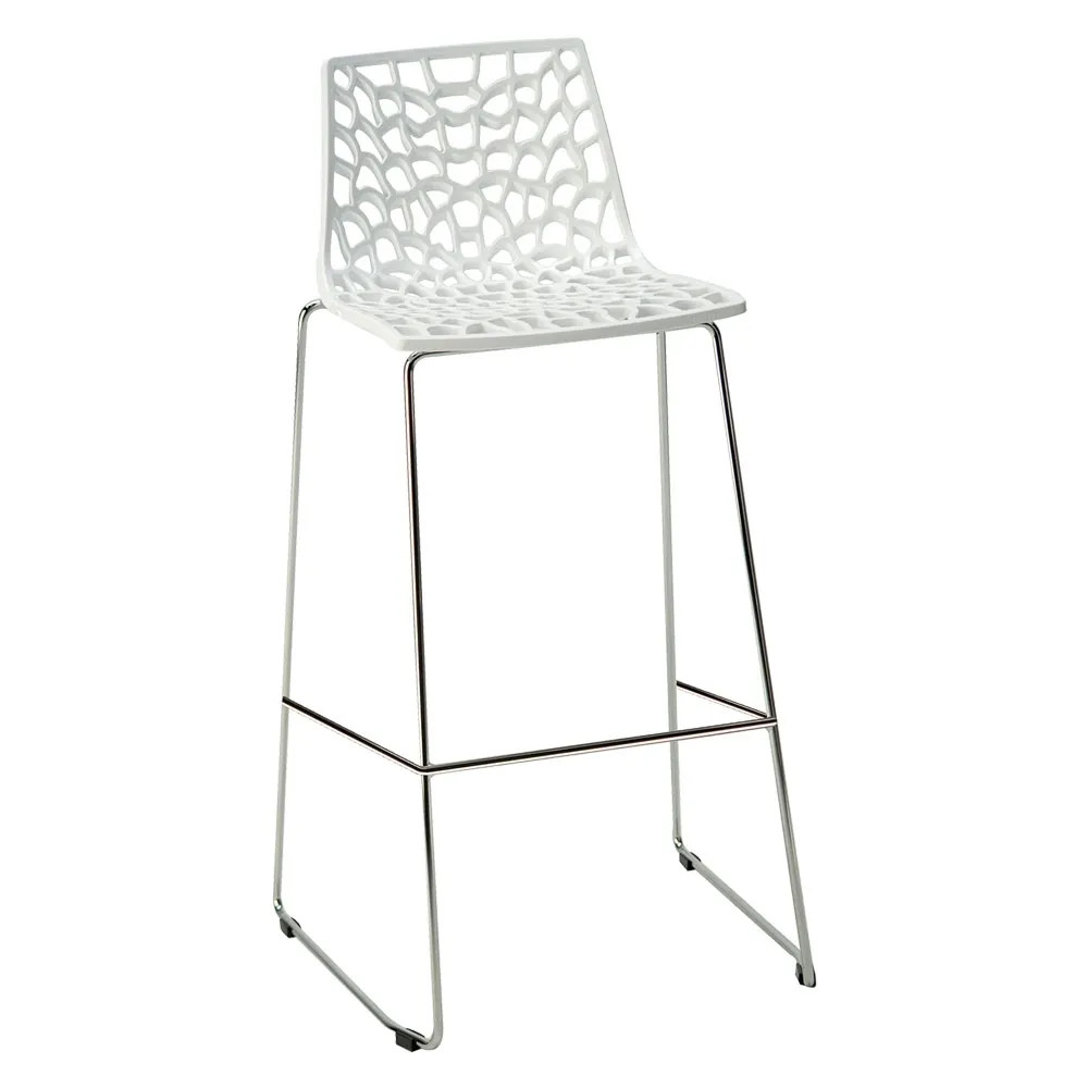 SEDIA SGABELLO IN METALLO / PLASTICA 'SPIDER' - GRANDSOLEIL