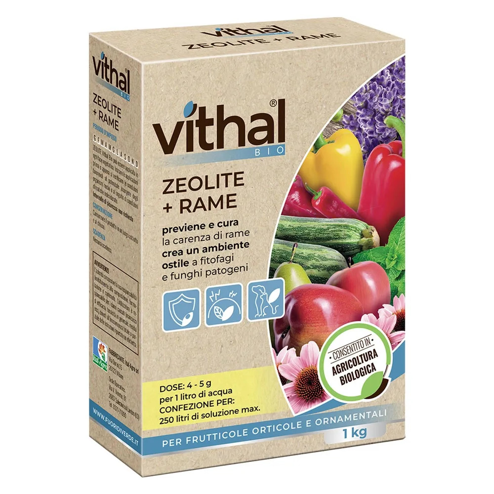 ZEOLITE CON RAME POLVERE MICRONIZZATA - VITHAL