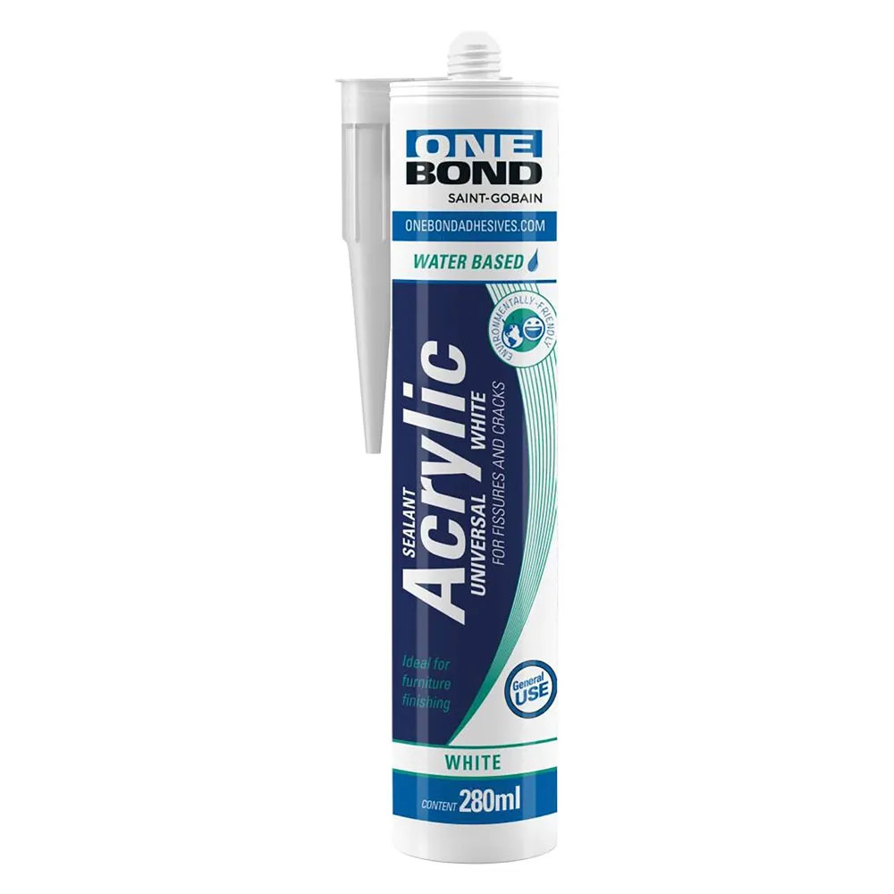 SILICONE ACRILICO 'ACRYLIC UNIVERSAL' bianco - ONEBOND
