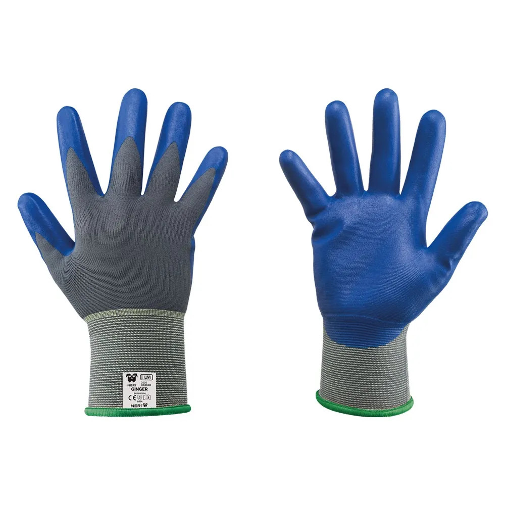 GUANTI NITRILE/NYLON 'GINGER' - NERI