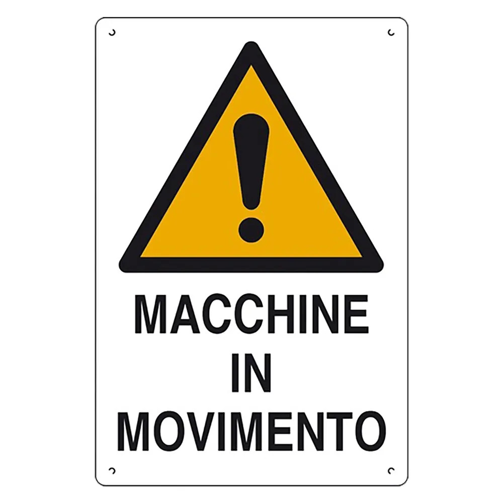 CARTELLO 'MACCHINE IN MOVIMENTO' - EUROSIGNALS - Vista Principale