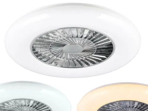 PLAFONIERE LED TRIO C/VENTIL. VISBY - Senza Marca - Vista Principale