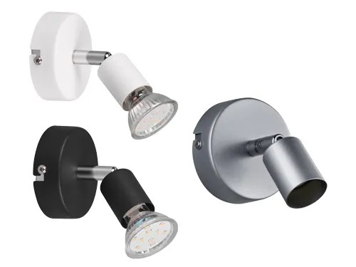 FARETTI PARETE TRIO PARIS 1 LUCE NERI - Senza Marca - Vista Principale