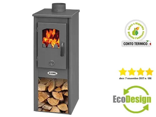 STUFA KARSO ANTRACITE 5,2KW - K-LINE
