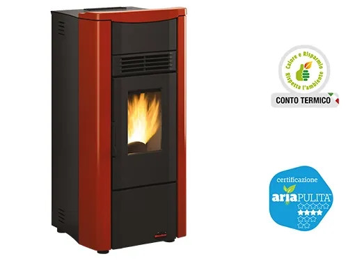 STUFA A PELLET GIUSY EVO PLUS 8 CANALIZZATA - NORDICA EXTRAFLAME - Vista Principale