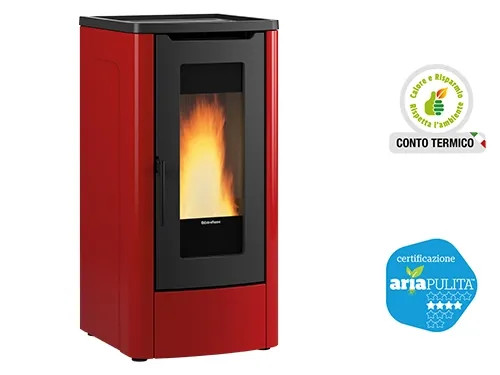STUFA A PELLET DAHIANA PLUS VFS CANALIZZATA - NORDICA EXTRAFLAME - Vista Principale