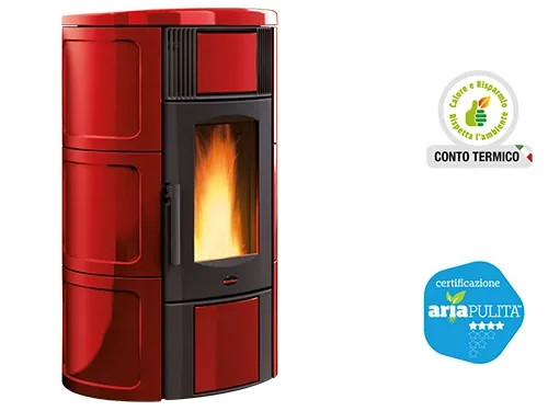 TERMOSTUFA A PELLET BORDEAUX ISIDE 2.0 - NORDICA EXTRAFLAME - Vista Principale
