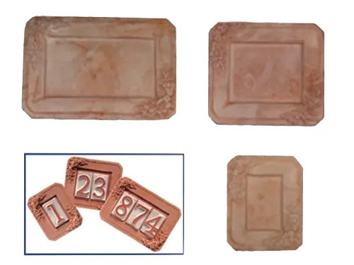 PORTANUMERI TERRACOTTA 1 POSTO - Senza Marca - Vista Principale