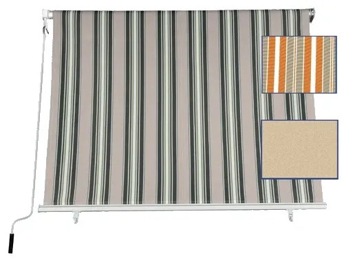 TENDE DA SOLE A CADUTA VERDE/BEIGE - Senza Marca - Vista Principale