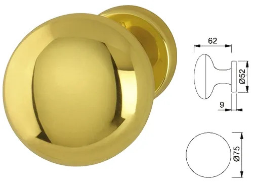 POMOLI HOPPE FAMOS PORTONCINO OTTONE - Senza Marca - Vista Principale