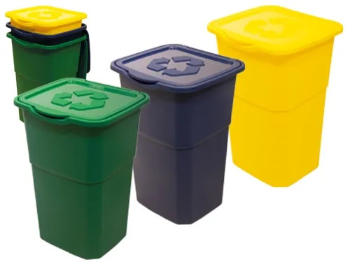 PATTUMIERE ECO3 SET 3 PZ. LT. 50 - Senza Marca - Vista Principale