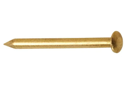 PUNTE OTTONATE TESTA BOMBATA - Senza Marca - Vista Principale