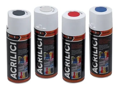 SPRAY BRIXO COLORS BIANCO LUCIDO RAL9010 - Senza Marca - Vista Principale
