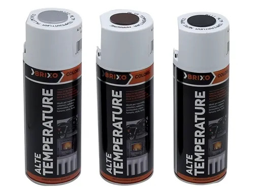 SPRAY BRIXO COLORS A.TEMP.ALLUMINIO A222 - Senza Marca - Vista Principale