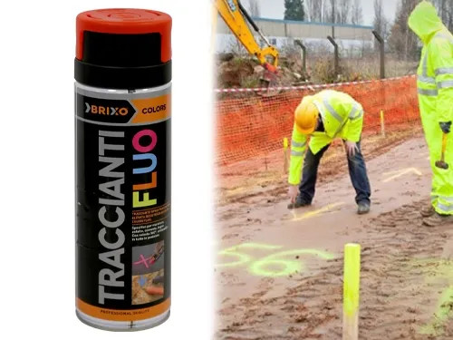 SPRAY BRIXO COLORS TRACCIANTE FLUO VERDE - Senza Marca - Vista Principale