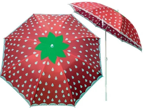 OMBRELLONI SPIAGGIA FRUTTA FRAGOLA - Senza Marca - Vista Principale