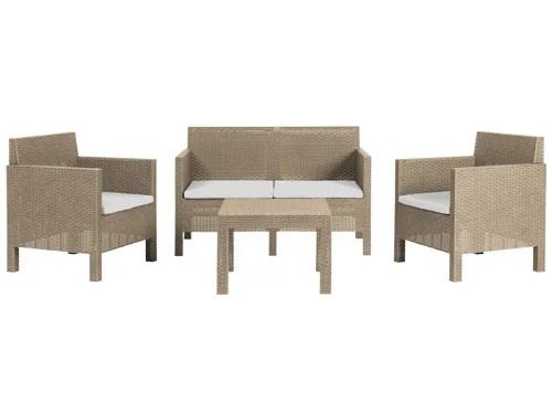 SET RATTAN PENELOPE CAPPUCCINO - Senza Marca - Vista Principale