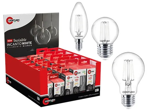EXPO LAMPADE CENTURY LED FIL.BIA - Senza Marca - Vista Principale