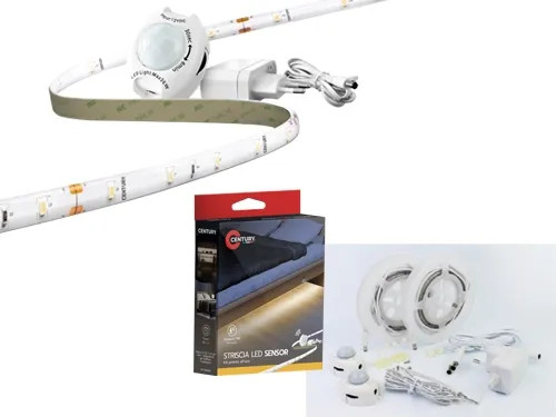 LUCI LED STRISCE AD. MT2,4 SENSOR BIA/C - Senza Marca - Vista Principale