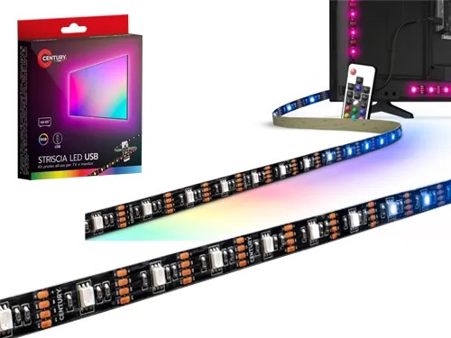 LUCI LED STRISCE AD. MT3 USB RGB - Senza Marca - Vista Principale