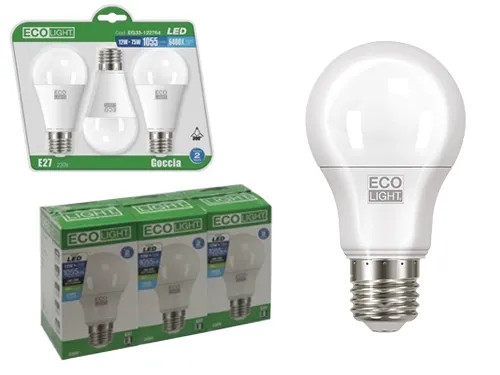 LAMPADINE ECOLIGHT LED E27 GO - Senza Marca - Vista Principale