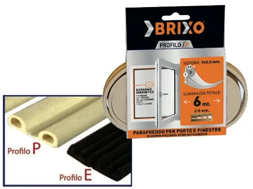 PARAFREDDO GOMMA BRIXO 9X4 MARRONE - Senza Marca - Vista Principale