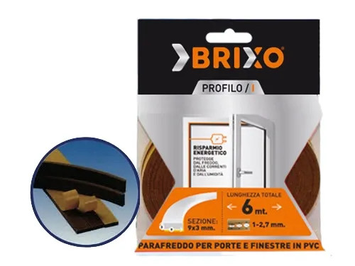 PARAFREDDO PVC BRIXO 9X3 MARRONE - Senza Marca - Vista Principale