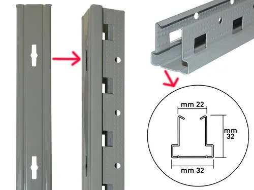MONTANTI LB1 RAL 7038 A.G778/12 - Senza Marca - Vista Principale