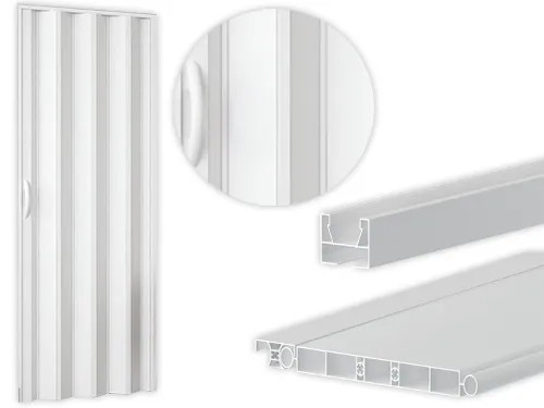 PANNELLI PVC H210 P/PORTE SOFF.BIANCO - Senza Marca - Vista Principale