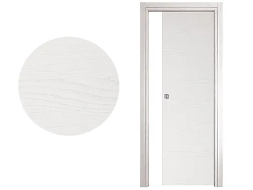 PANNELLO PER PORTA SCORREVOLE FRASSINO BIANCO - MICROTEC