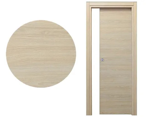 PANNELLO PER PORTA SCORREVOLE ROVERE SBIANCATO - MICROTEC