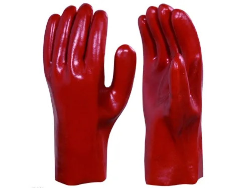GUANTI PVC ROSSI ANTIACIDO - Senza Marca - Vista Principale