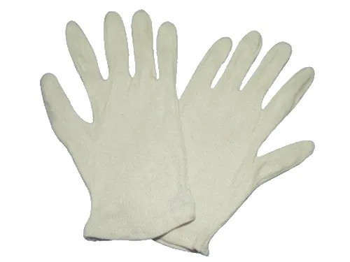 GUANTI COTONE ORLATO BIANCO - Senza Marca - Vista Principale