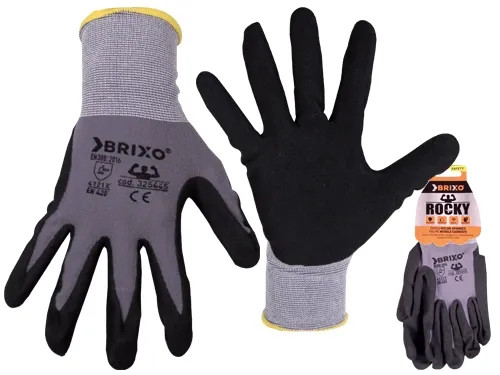 GUANTI BRIXO ROCKY NYLON-SPANDEX/NITR. SABB. XL - Senza Marca - Vista Principale