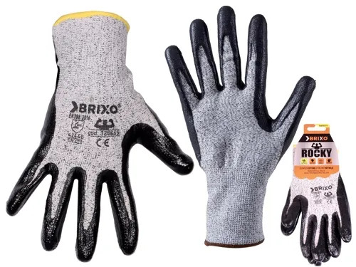 GUANTI BRIXO ROCKY COTONE/NITRILE XL - Senza Marca - Vista Principale