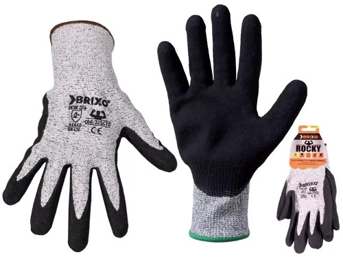 GUANTI BRIXO ROCKY COTONE/NITRILE SABBIATO XL - Senza Marca - Vista Principale